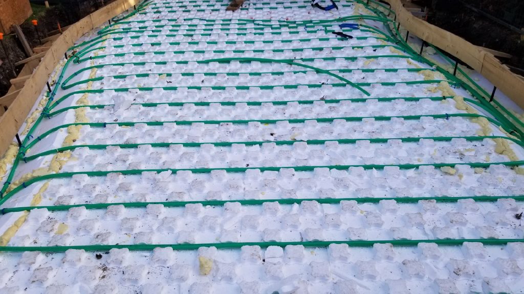 Snow-Melt Installed With Heat-Sheet Heavy