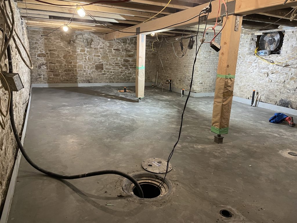 Dual-layer Heat-Sheet® system for passive radon mitigation and radiant floor prep