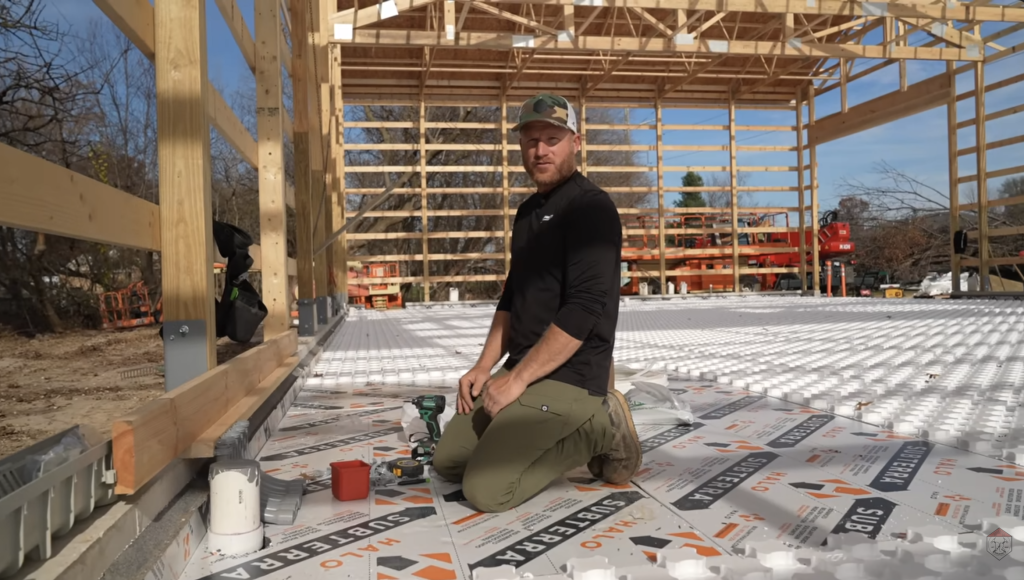 Planning starts at the manifold. Kyle maps out clean, organized zones to keep every radiant loop easy to label, balance, and service.