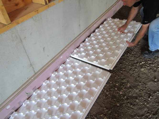 Heat-Sheet Panels Being Installed